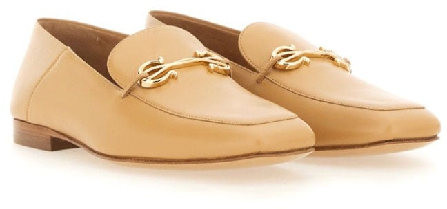Ferragamo "Louis" Loafer Neutraal