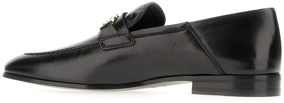 Ferragamo Ferragamo Black leather loafers Zwart