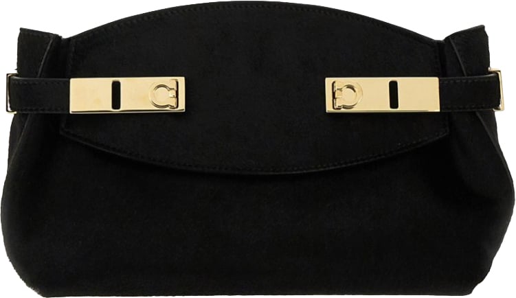 Ferragamo "Hug Soft" Bag Zwart