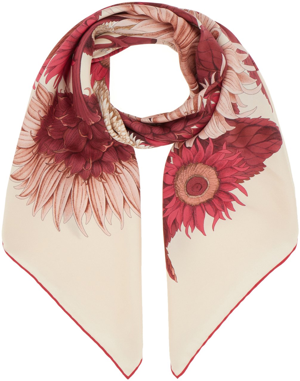 Ferragamo Ferragamo Printed silk foulard Divers