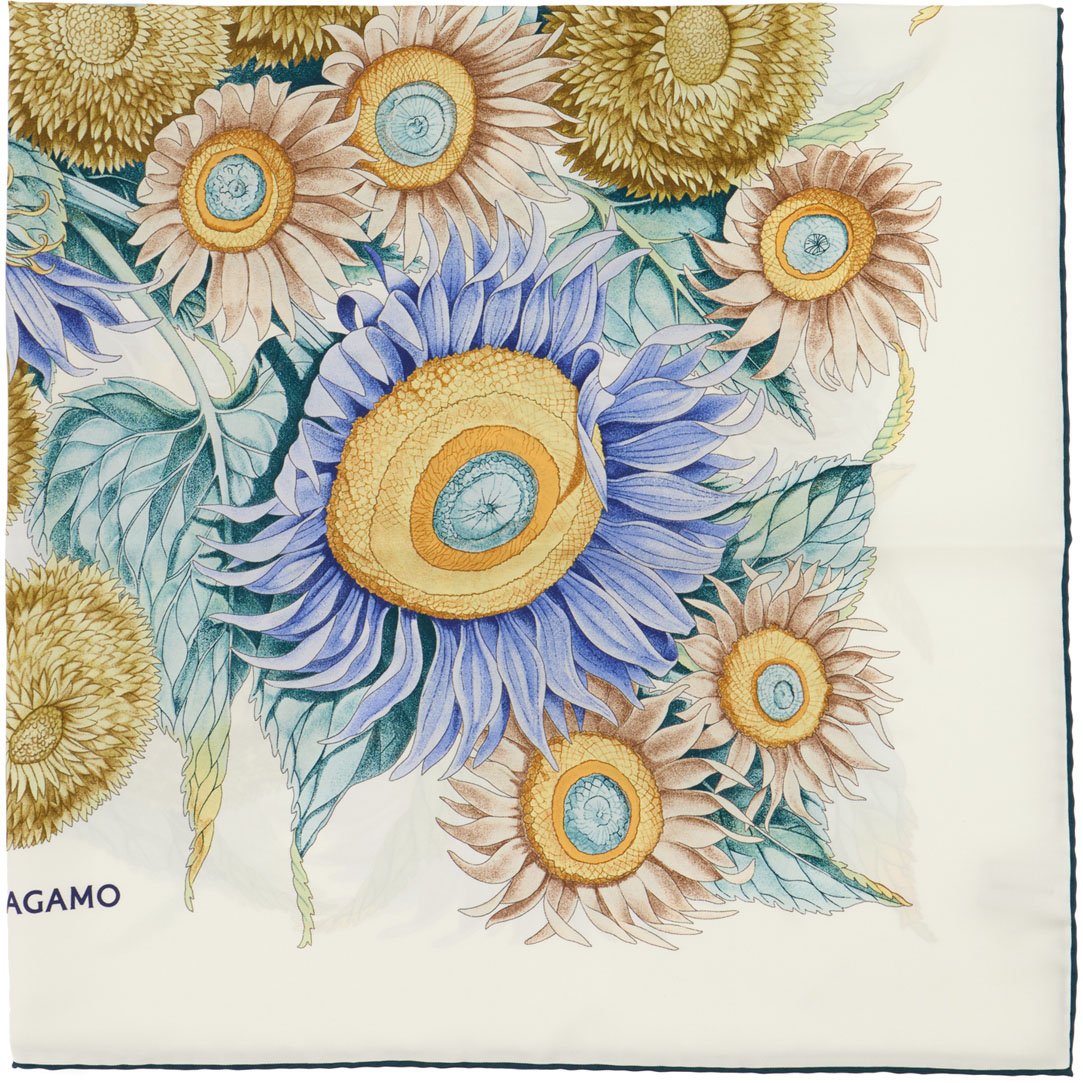 Ferragamo Ferragamo Printed silk foulard Divers