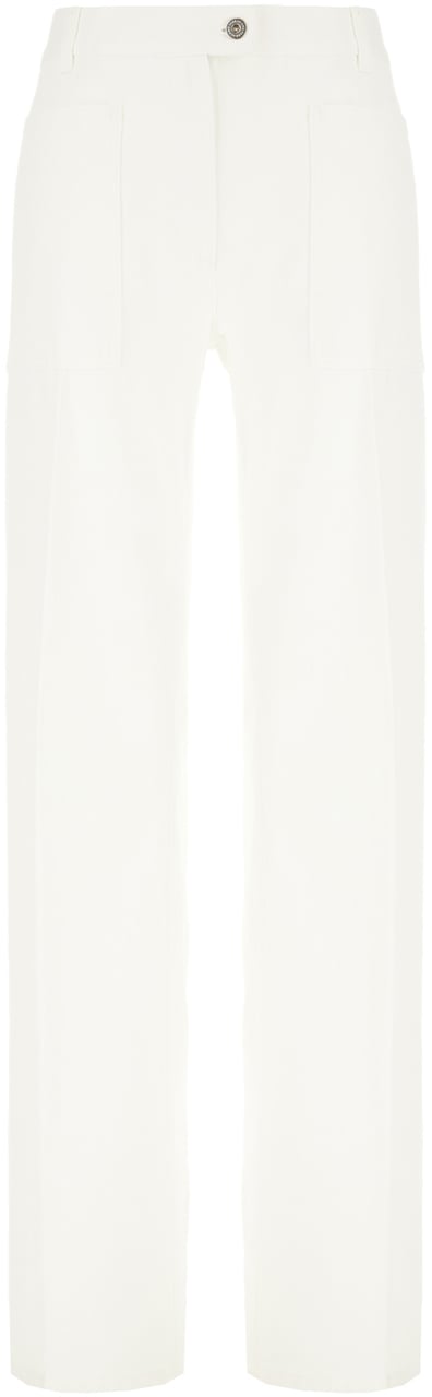 Ferragamo Ferragamo Ivory denim jeans Neutraal