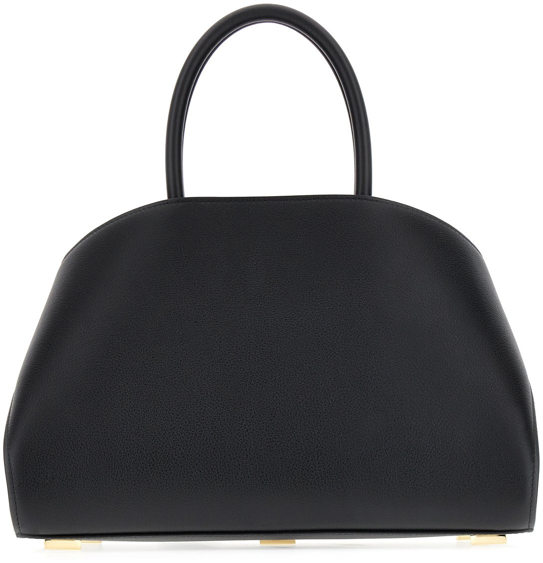 Ferragamo Black leather medium Hug handbag Zwart