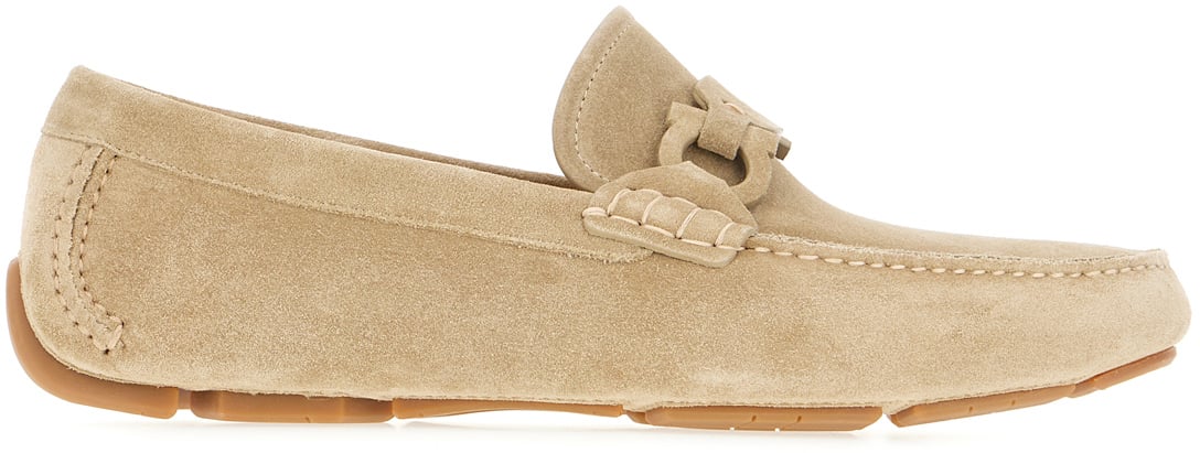 Ferragamo Ferragamo Beige suede loafers Beige
