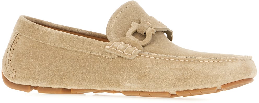 Ferragamo Ferragamo Beige suede loafers Beige