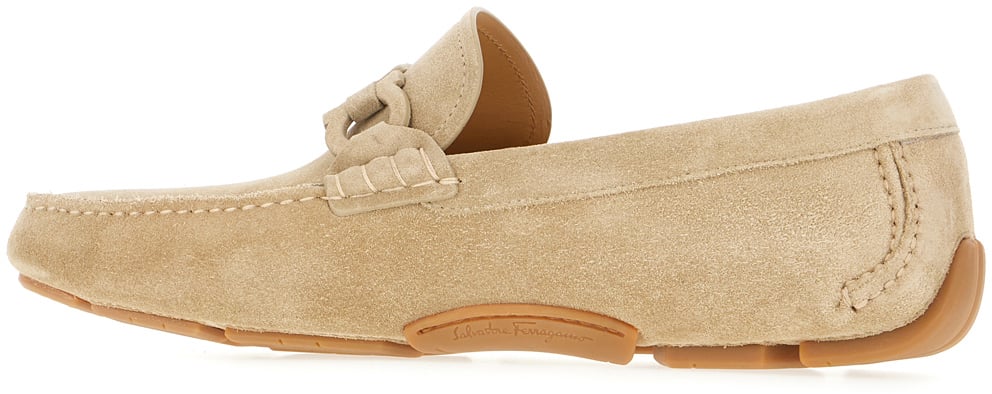 Ferragamo Ferragamo Beige suede loafers Beige