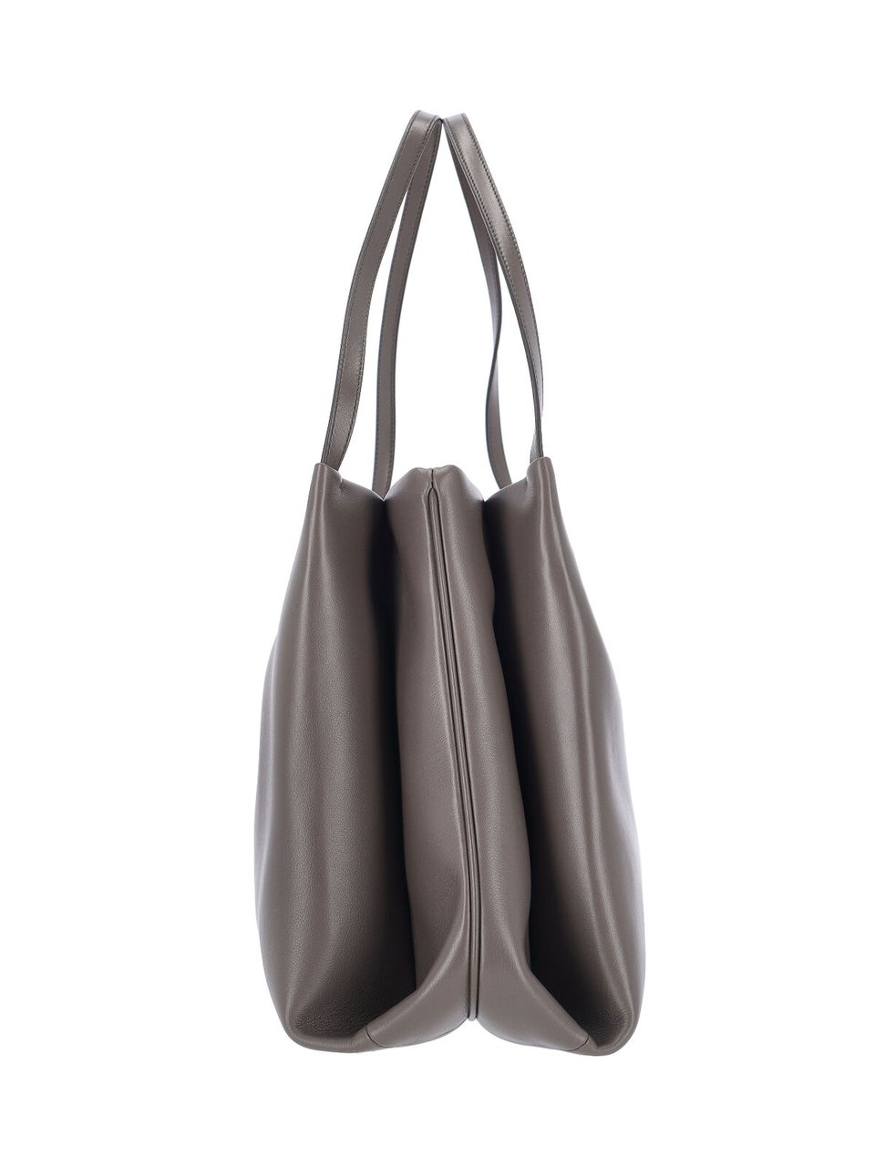 Ferragamo Grey Minimalist Bag With Elegant Structure Grijs