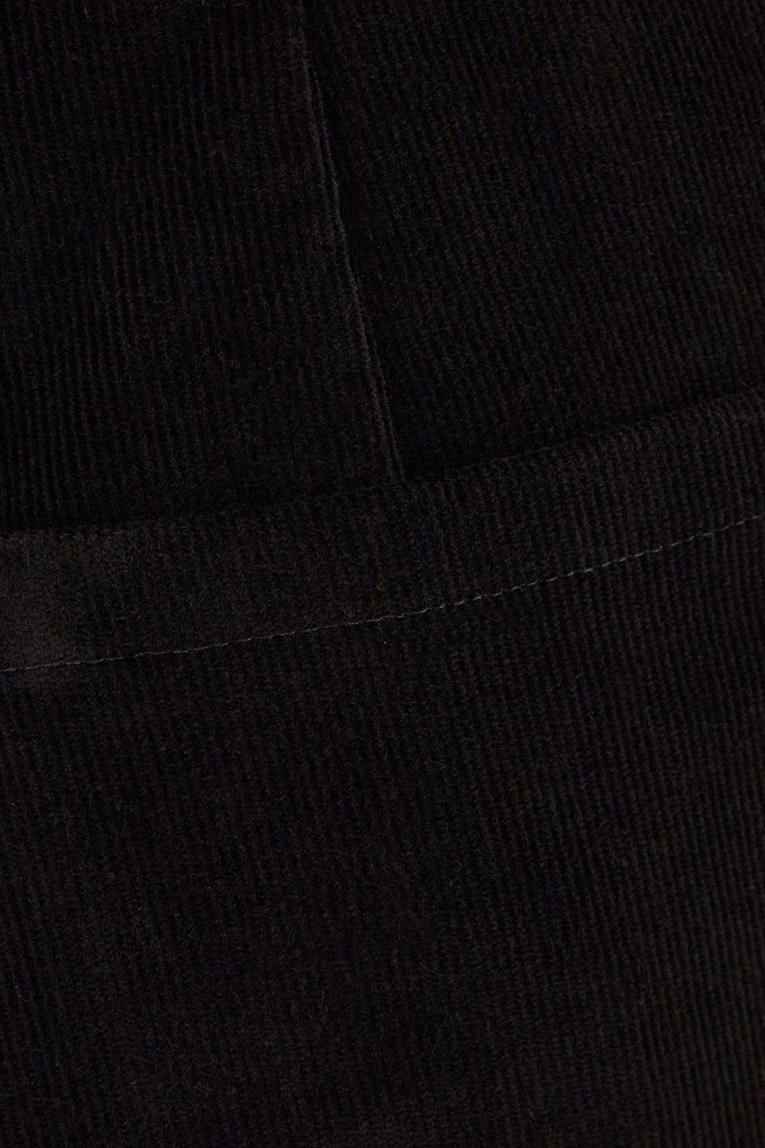 Ferragamo Ferragamo Black stretch cotton pants Zwart