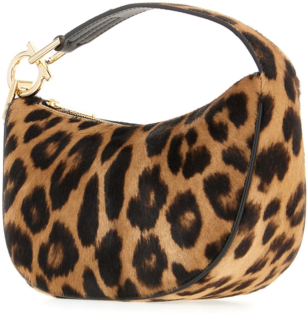 Ferragamo Ferragamo Multicolor calf hair handbag Dierenprint