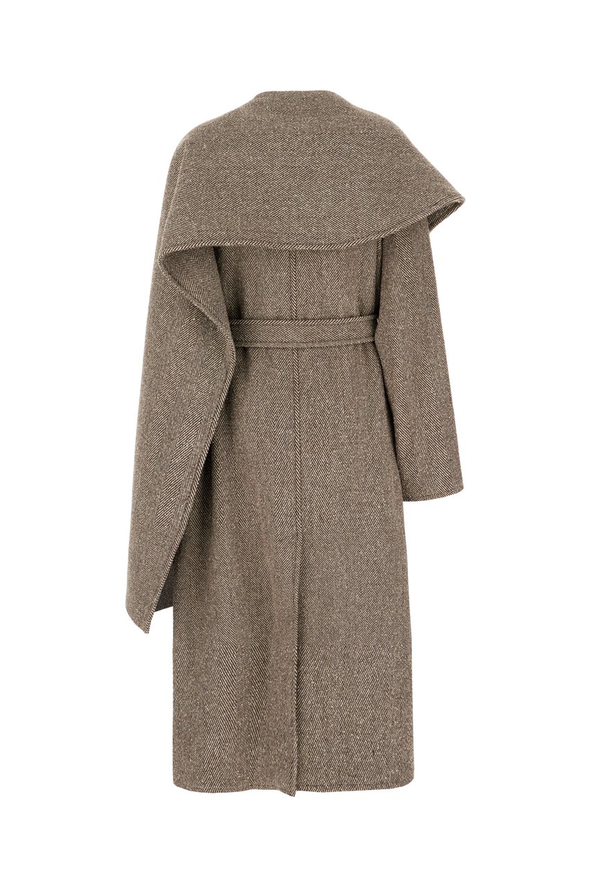 Ferragamo Ferragamo Embroidered wool blend coat Divers