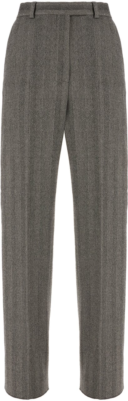 Ferragamo Ferragamo Embroidered stretch wool blend pants Divers