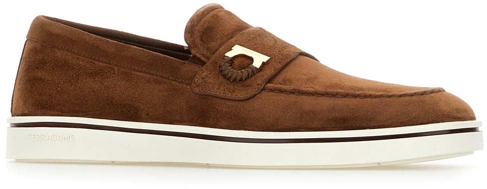 Ferragamo Ferragamo Brown suede loafers Bruin