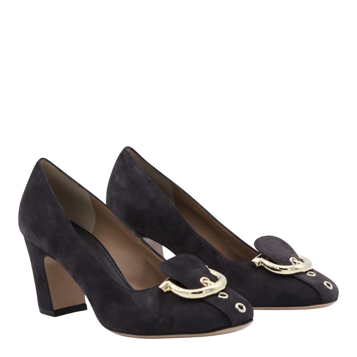 Ferragamo Pointed-Toe Pumps with High Stiletto Heel Zwart