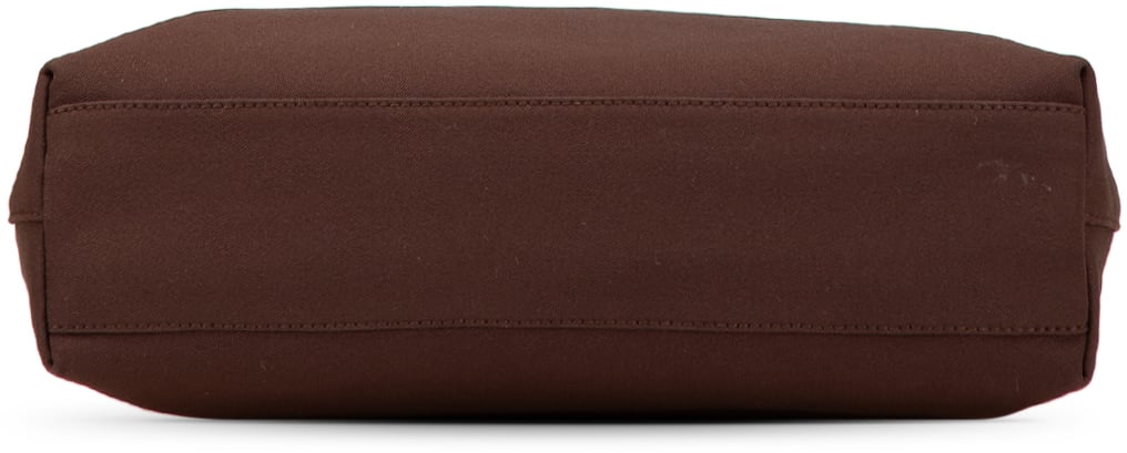 Ferragamo Nylon Vara Chain Shoulder Bag Bruin