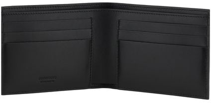 Ferragamo Ferragamo Black Calf Leather Bos Taurus Wallet Zwart