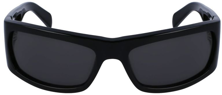 Ferragamo Black Acetate Sunglasses Zwart