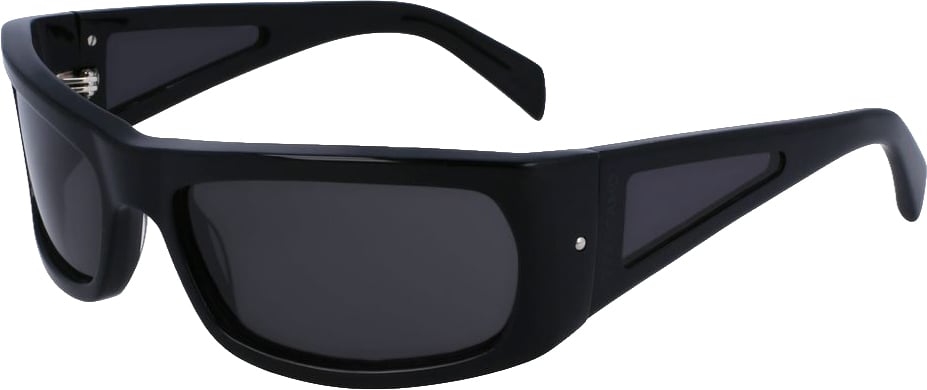 Ferragamo Black Acetate Sunglasses Zwart