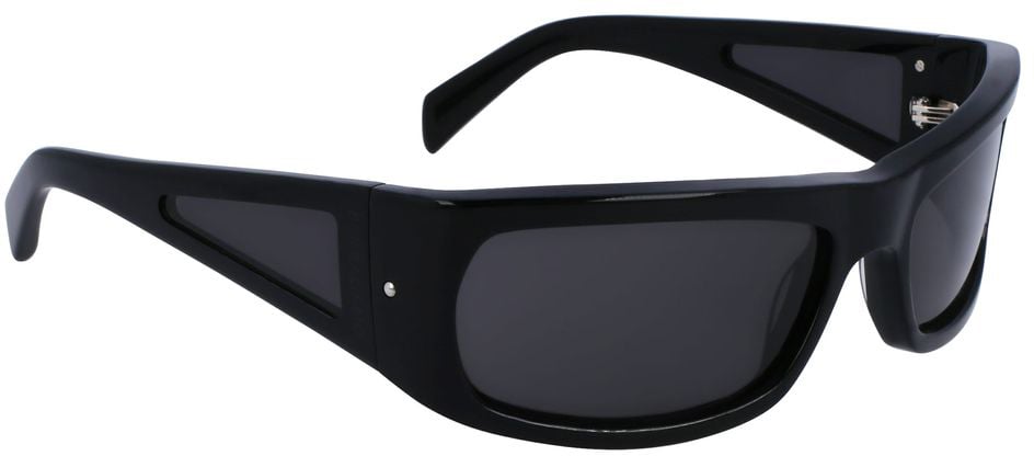 Ferragamo Black Acetate Sunglasses Zwart