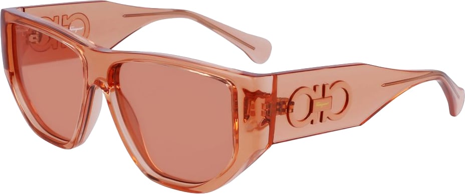 Ferragamo Orange Injected Sunglasses Oranje