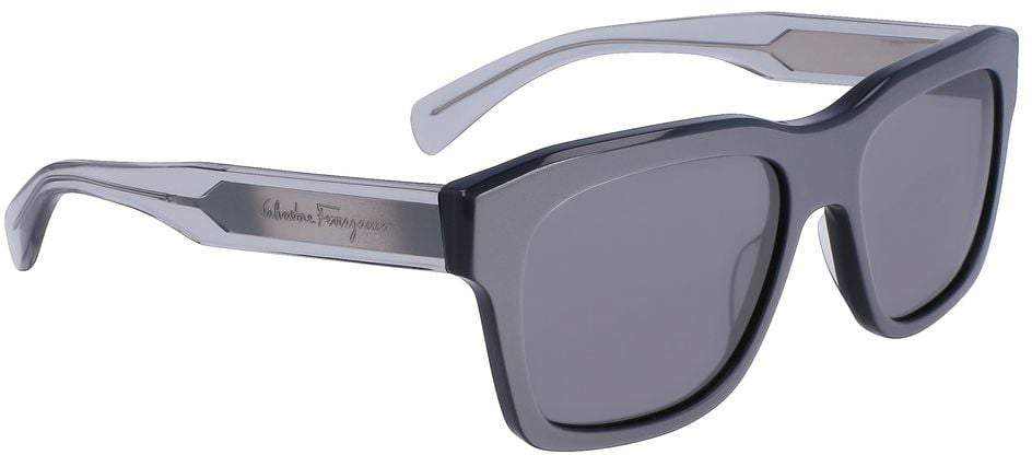 Ferragamo Gray Acetate Sunglasses Grijs