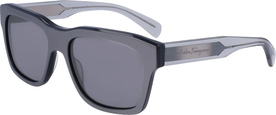Ferragamo Gray Acetate Sunglasses Grijs