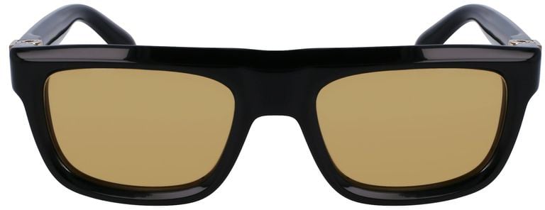 Ferragamo Black Acetate Sunglasses Zwart