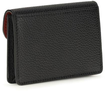 Ferragamo Ferragamo Black Calf Leather Bos Taurus Wallet Zwart