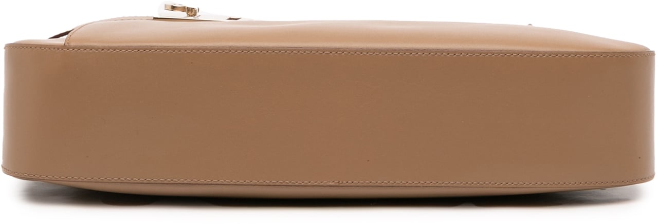 Ferragamo Leather Gancini Shoulder Bag Bruin