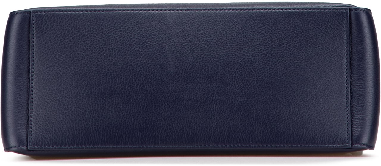 Ferragamo Leather Soft Pouch Blauw