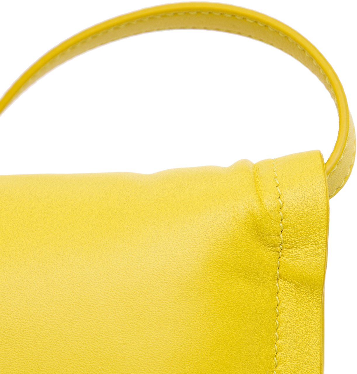 Ferragamo Padded Leather Viva Bow Crossbody Geel