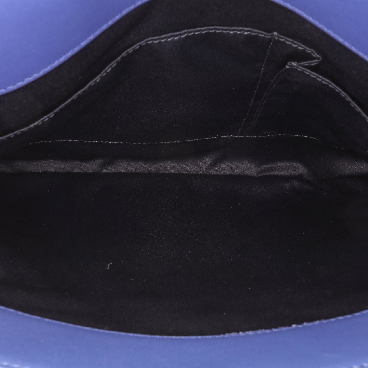 Ferragamo Leather Fiamma East West Tote Blauw