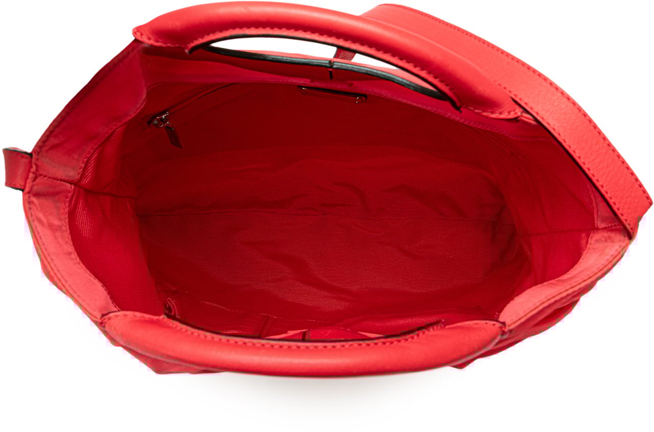 Ferragamo Nylon Vara Shoes Satchel Rood