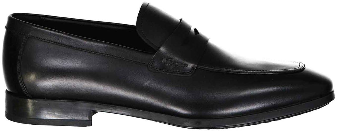 Ferragamo Salvatore Ferragamo Gray Loafers Zwart