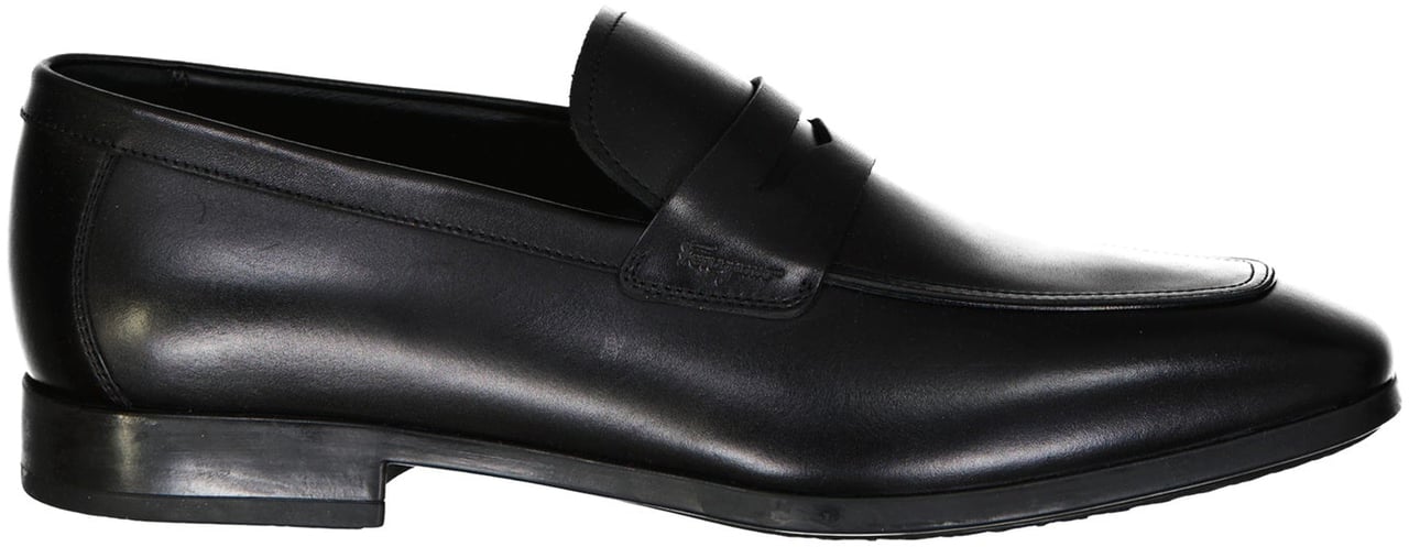 Ferragamo Salvatore Ferragamo Gray Loafers Zwart