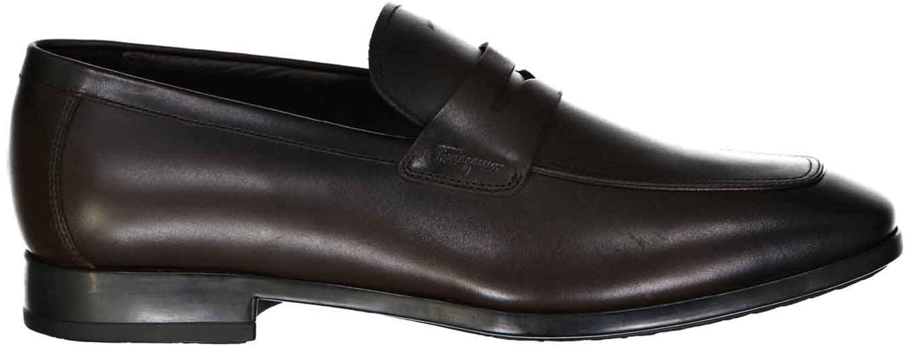 Ferragamo Salvatore Ferragamo Gray Loafers Bruin