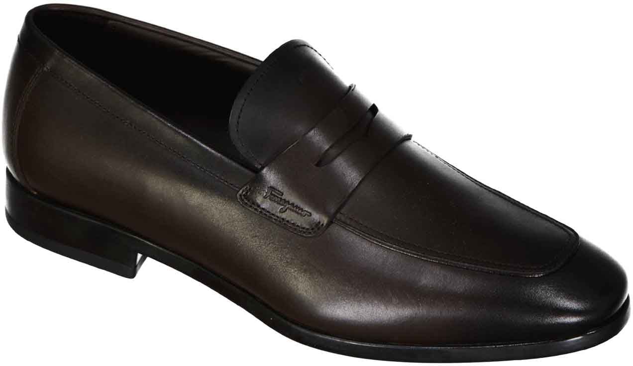 Ferragamo Salvatore Ferragamo Gray Loafers Bruin