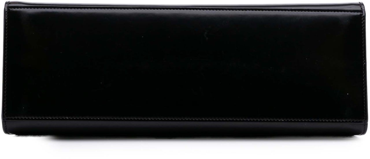 Ferragamo Medium Leather Prisma Top Handle Bag Zwart