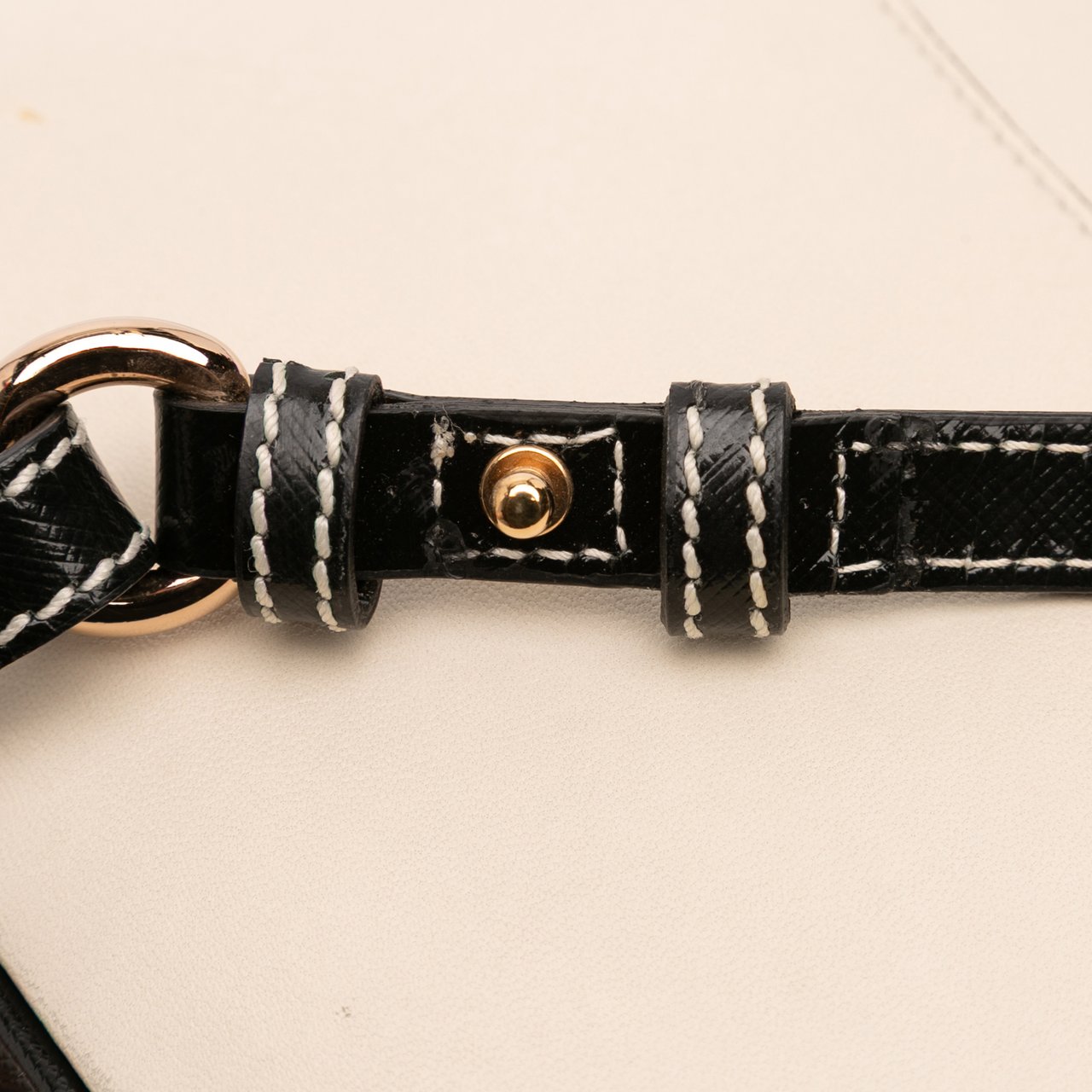 Ferragamo Leather Double Gancini Shoulder Bag Wit