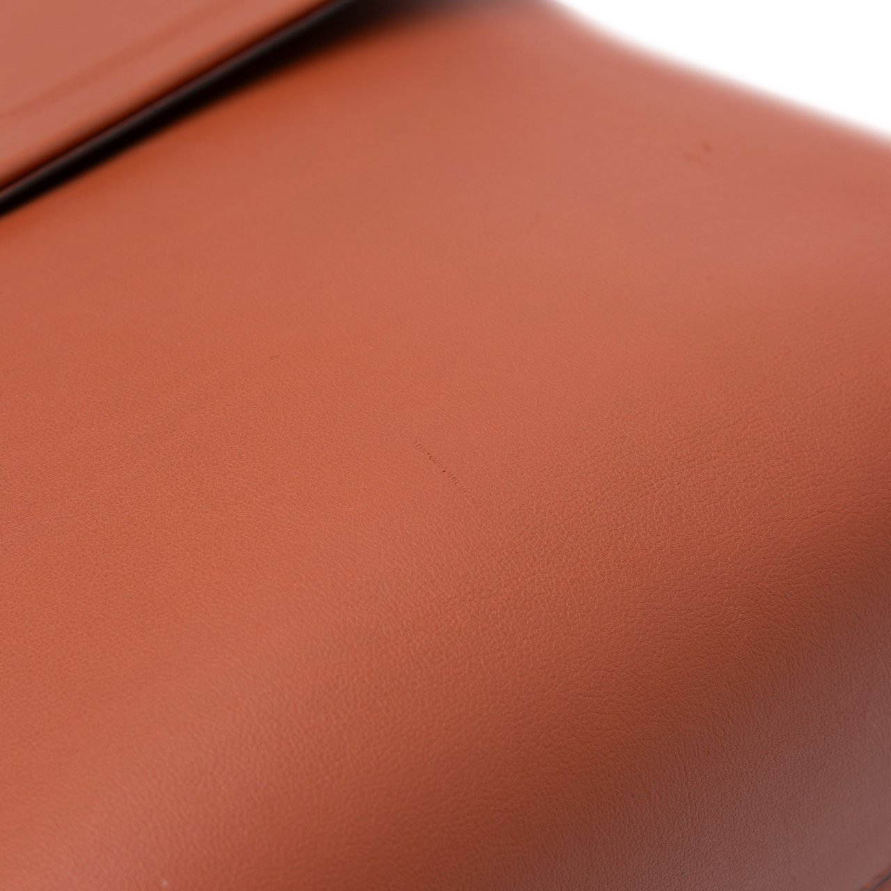 Ferragamo Leather Gancini Trifolio Top Handle Bag Bruin