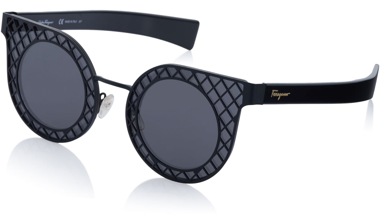 Ferragamo Sonnenbrille Zwart