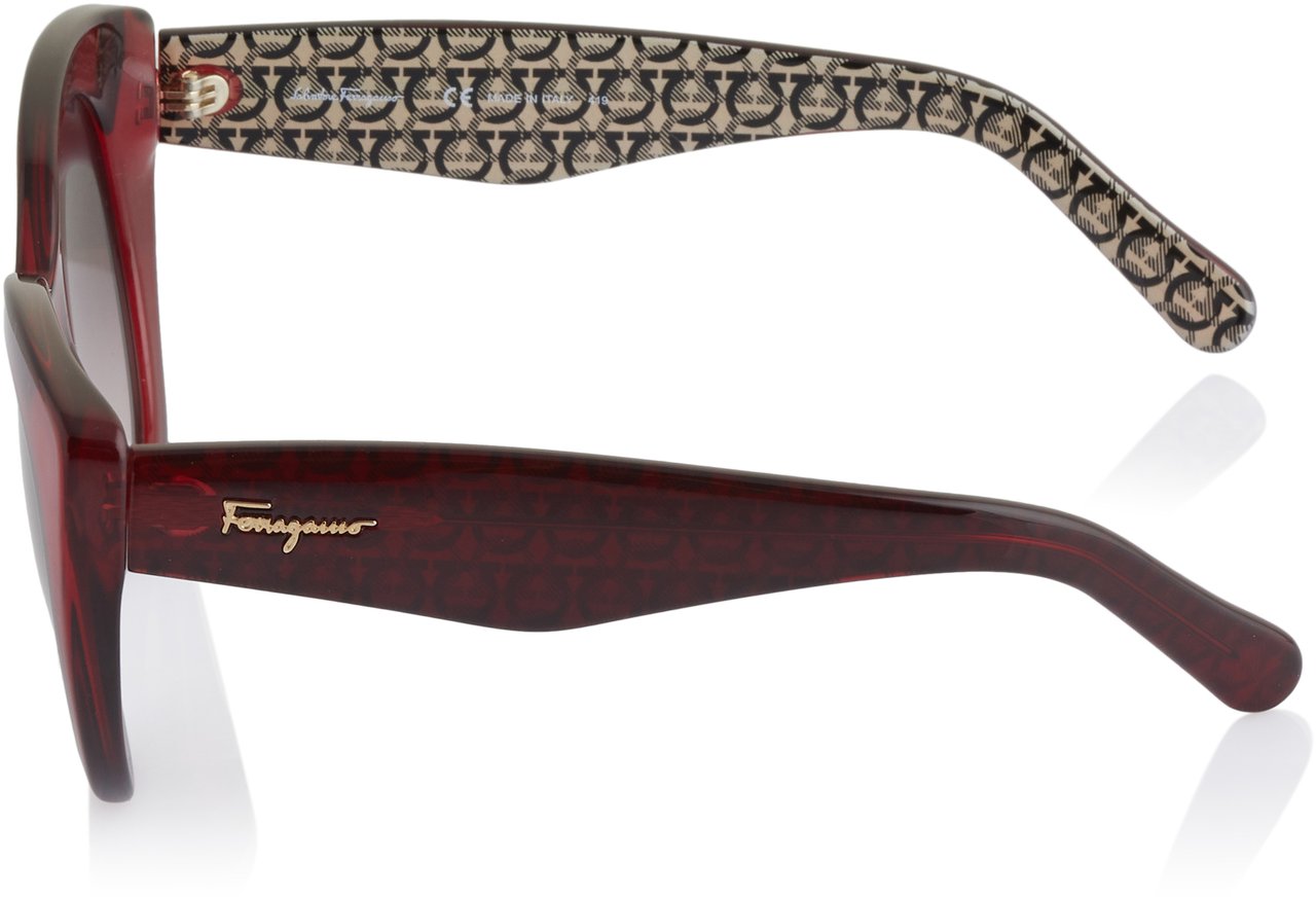 Ferragamo Ferragamo Sonnenbrille Rood