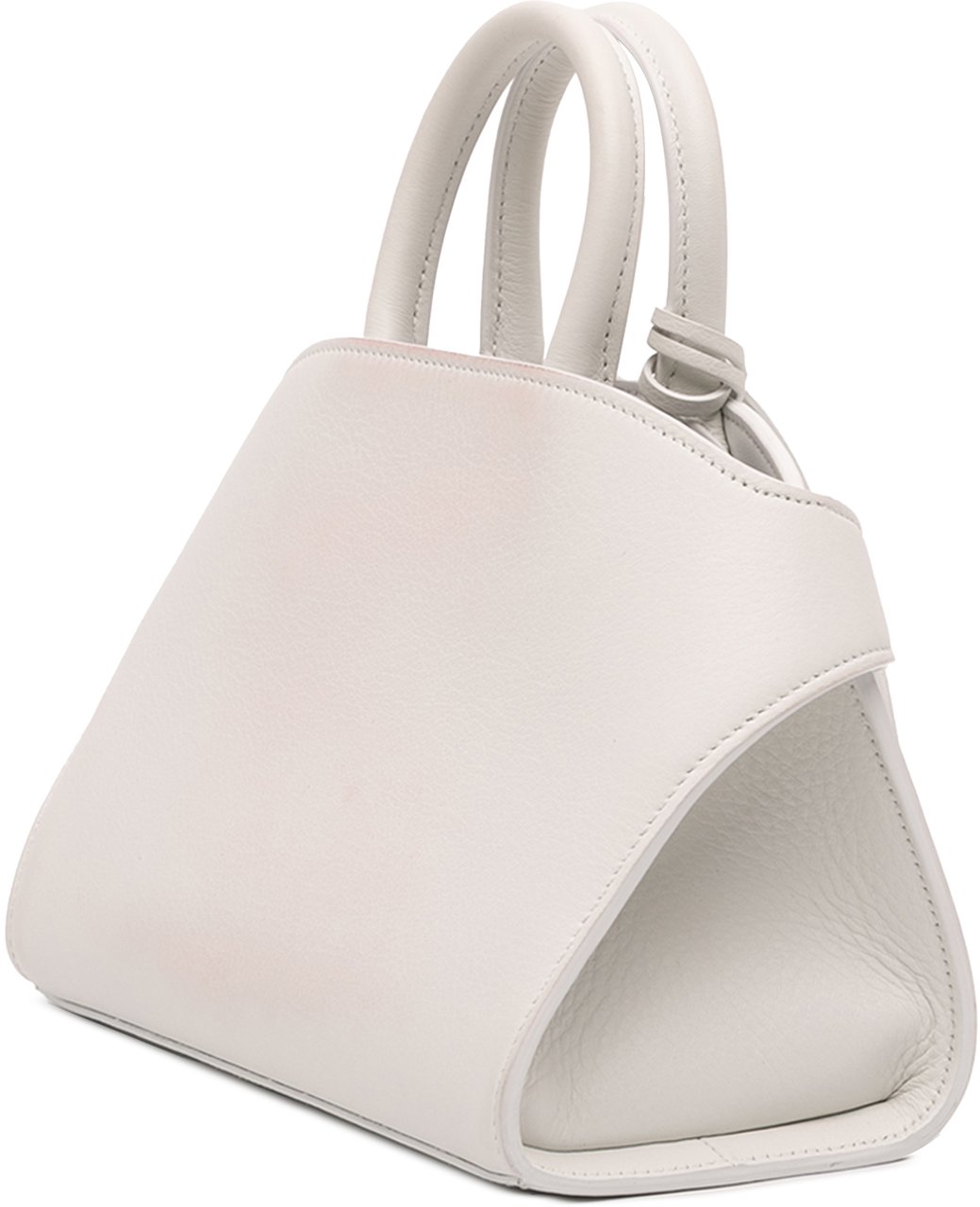 Ferragamo Calfskin Hug Satchel XS Wit