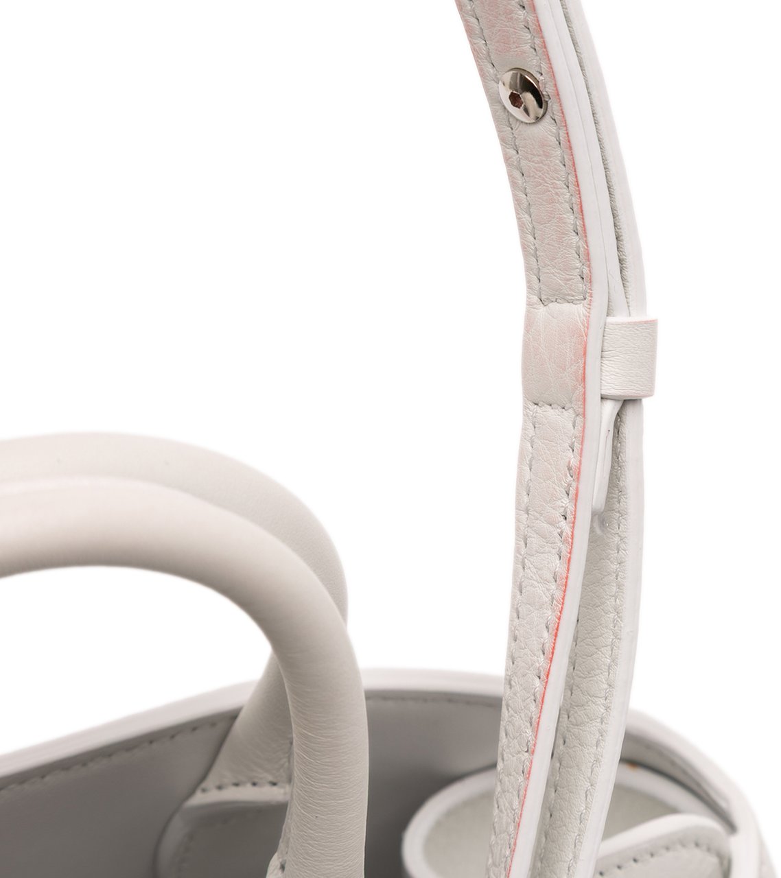 Ferragamo Calfskin Hug Satchel XS Wit