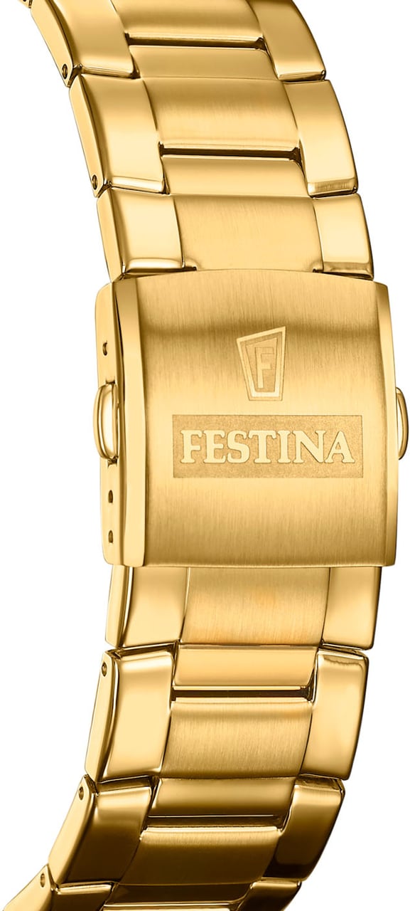 Festina Chrono Sport - Horloge - Zwart Goud