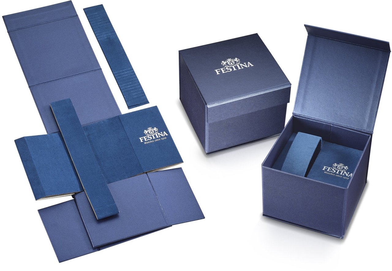 Festina Multifunction - Horloge - Zwart Zilver