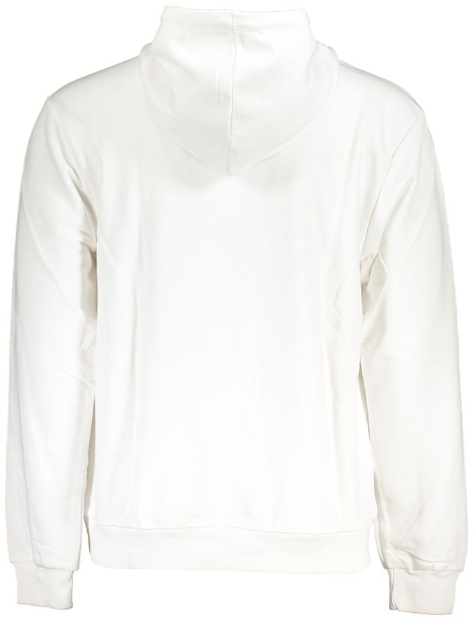 Fila White Cotton Men's Hoodie Wit