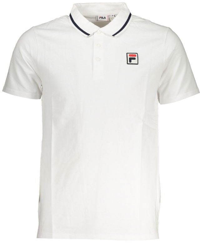 Fila White Cotton Men's Polo Shirt Wit