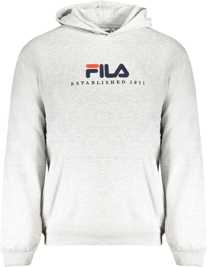 Fila Grigio Cotton Men's Hoodie Grijs