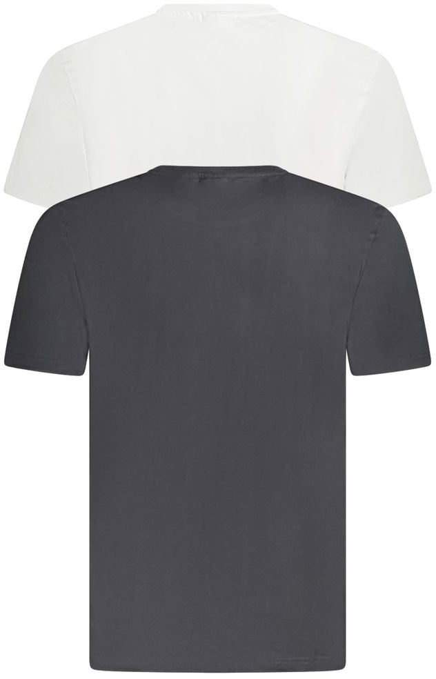 Fila Black Organic Cotton Men's T-Shirt Divers