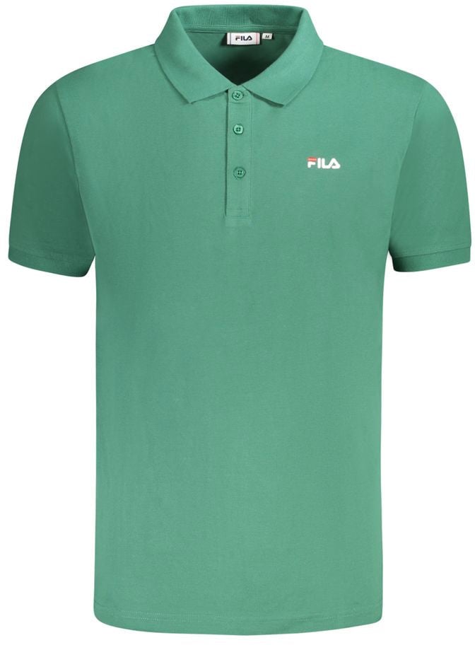 Fila Verde Cotton Men Polo Groen